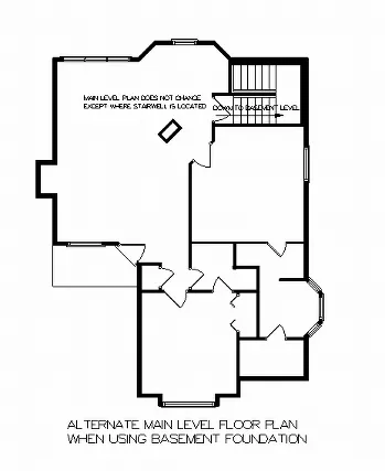 Optional Basement stair location